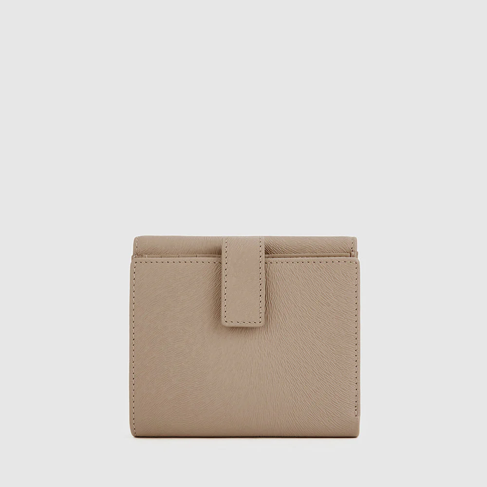 EYANA BIFOLD SMALL WALLET WITH EXTERNAL COIN COMPARTMENT - Image 13