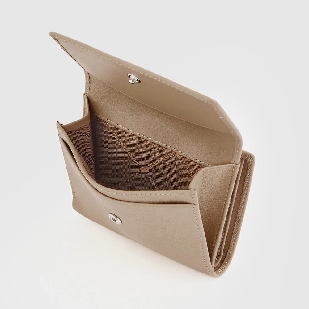 EYANA BIFOLD SMALL WALLET WITH EXTERNAL COIN COMPARTMENT - Image 14