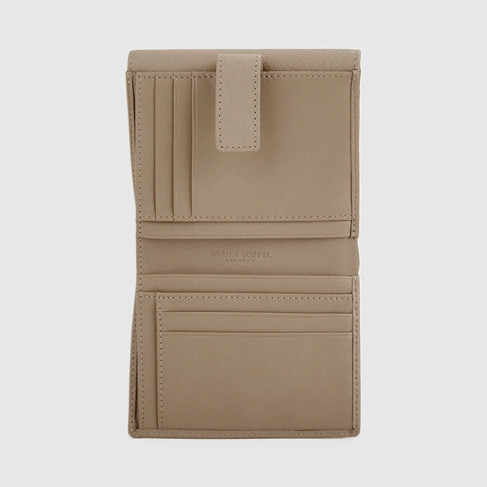 EYANA BIFOLD SMALL WALLET WITH EXTERNAL COIN COMPARTMENT - Image 15