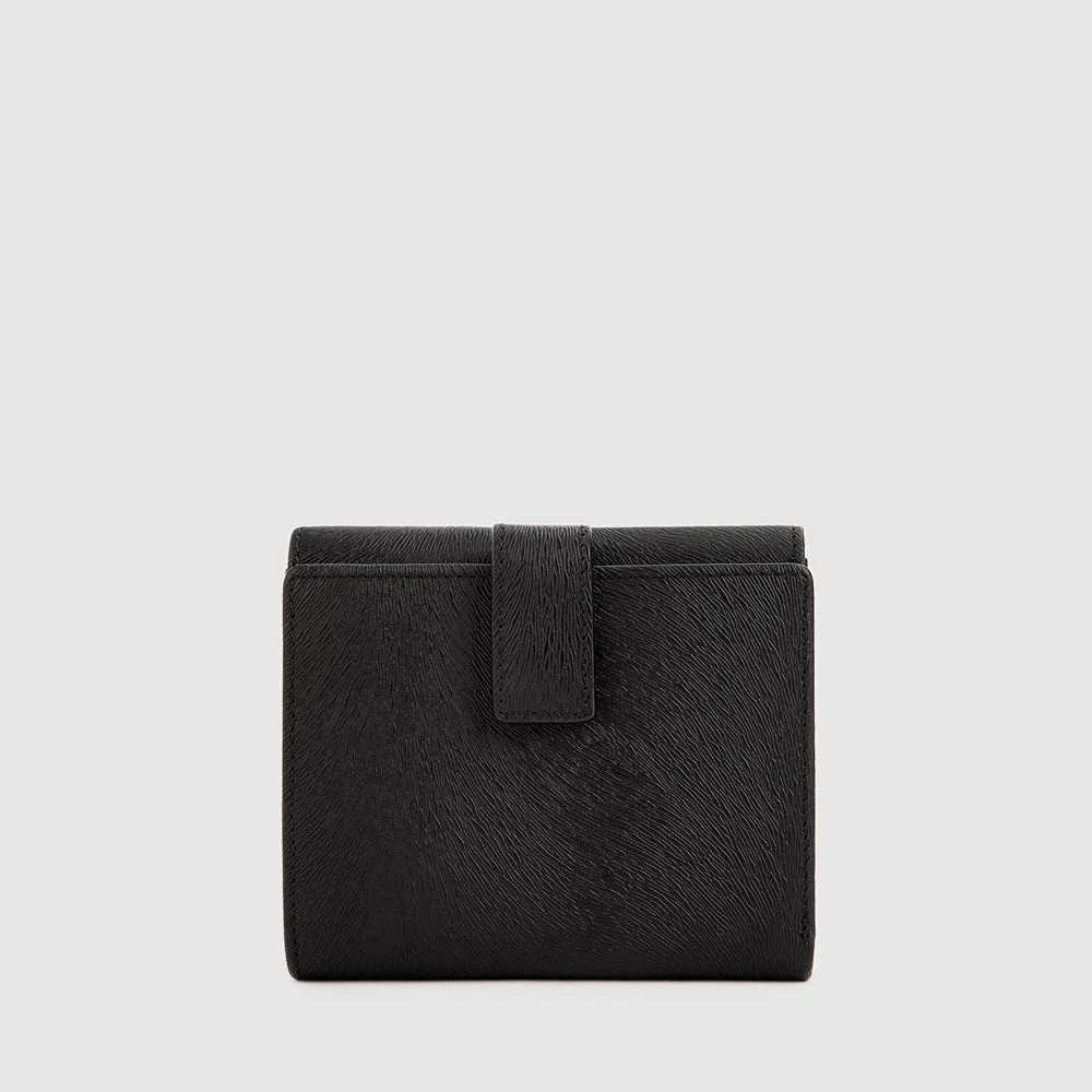 EYANA BIFOLD SMALL WALLET WITH EXTERNAL COIN COMPARTMENT - Image 3