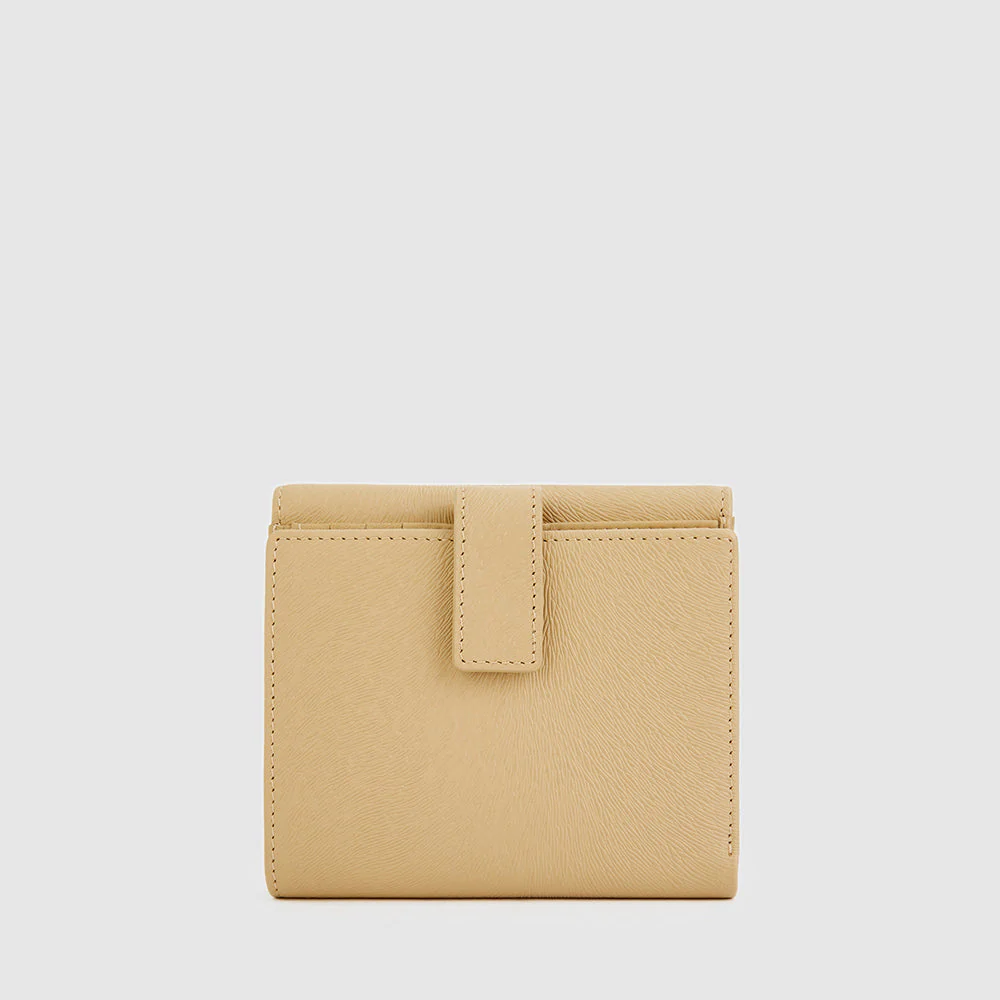 EYANA BIFOLD SMALL WALLET WITH EXTERNAL COIN COMPARTMENT - Image 8