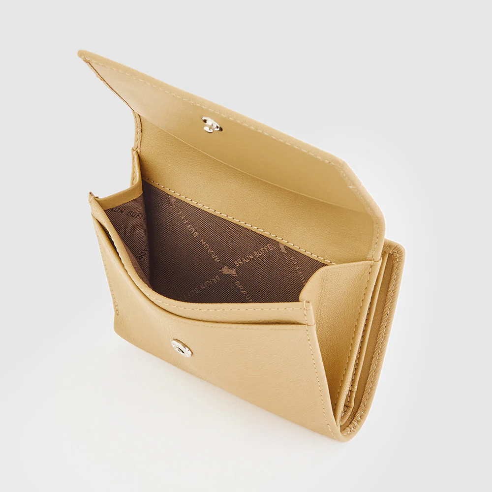 EYANA BIFOLD SMALL WALLET WITH EXTERNAL COIN COMPARTMENT - Image 9