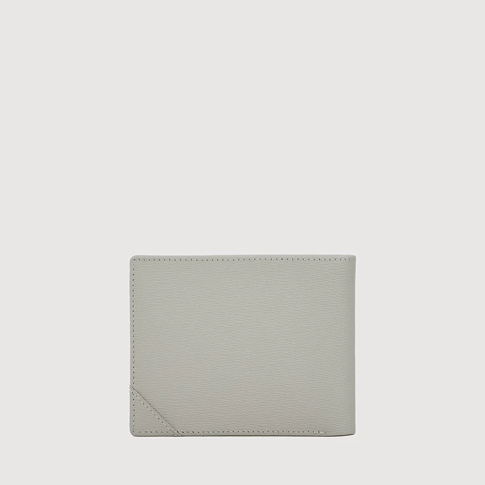 SLATE CENTRE FLAP WALLET WITH COIN COMPARTMENT - Image 3
