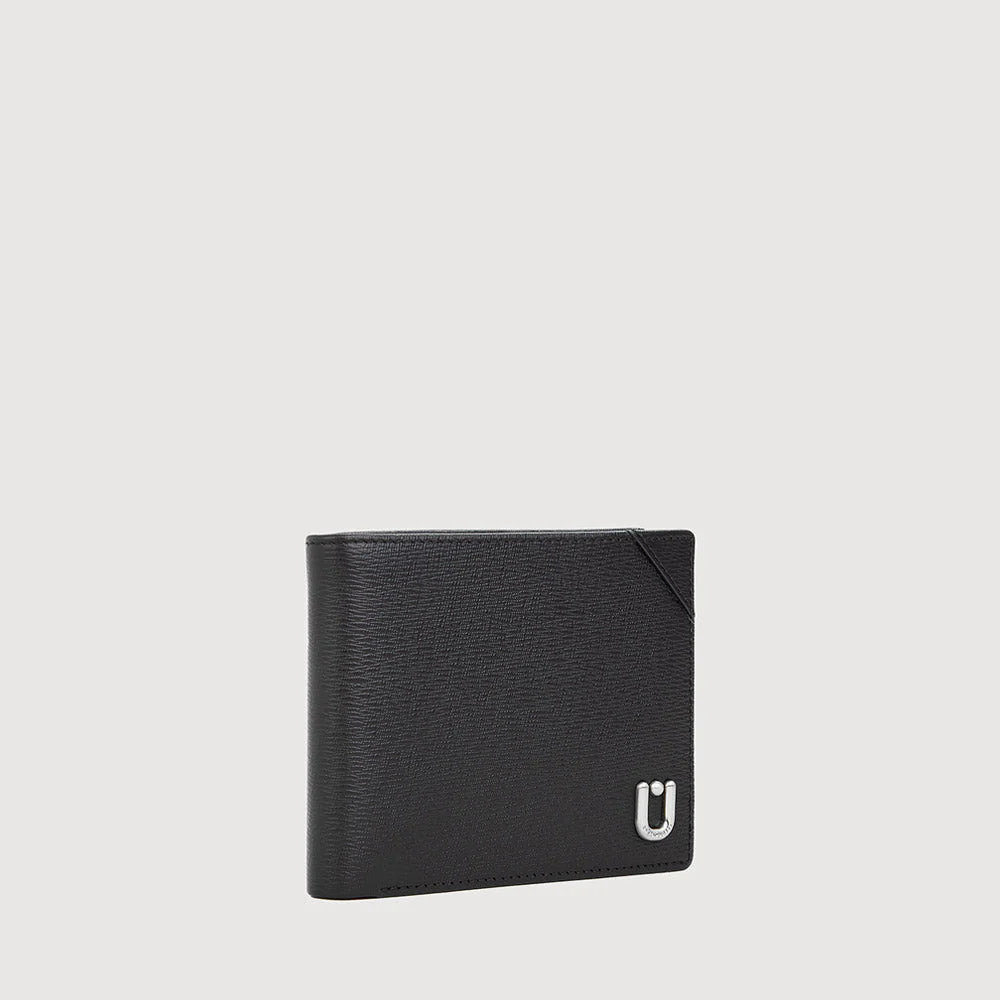 SLATE CENTRE FLAP WALLET WITH COIN COMPARTMENT - Image 7